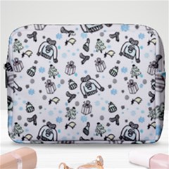 Winter Story Patern Make Up Pouch (large) by MintanArt