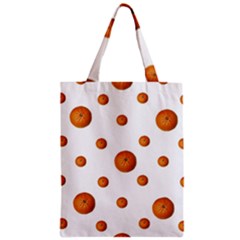 Tangerines Photo Motif Pattern Design Zipper Classic Tote Bag