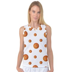 Tangerines Photo Motif Pattern Design Women s Basketball Tank Top by dflcprintsclothing