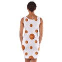 Tangerines Photo Motif Pattern Design Wrap Front Bodycon Dress View2