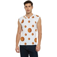 Tangerines Photo Motif Pattern Design Men s Raglan Cap Sleeve Tee by dflcprintsclothing