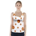 Tangerines Photo Motif Pattern Design Racer Back Sports Top View1