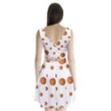 Tangerines Photo Motif Pattern Design Split Back Mini Dress  View2