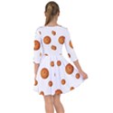 Tangerines Photo Motif Pattern Design Smock Dress View2