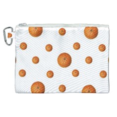 Tangerines Photo Motif Pattern Design Canvas Cosmetic Bag (xl) by dflcprintsclothing