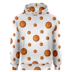 Tangerines Photo Motif Pattern Design Men s Overhead Hoodie