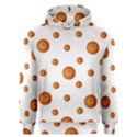 Tangerines Photo Motif Pattern Design Men s Overhead Hoodie View1