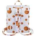 Tangerines Photo Motif Pattern Design Flap Top Backpack View3