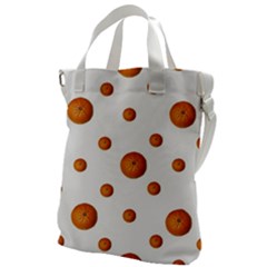 Tangerines Photo Motif Pattern Design Canvas Messenger Bag