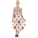 Tangerines Photo Motif Pattern Design High-Low Halter Chiffon Dress  View2