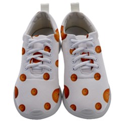 Tangerines Photo Motif Pattern Design Mens Athletic Shoes