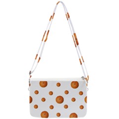 Tangerines Photo Motif Pattern Design Double Gusset Crossbody Bag