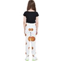 Tangerines Photo Motif Pattern Design Kids  Elastic Waist Pants View2