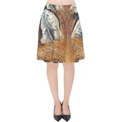 The Borough Surveyor - By Larenard Velvet High Waist Skirt by LaRenard