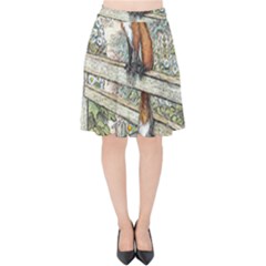 Vixen On The Stile - By Larenard Velvet High Waist Skirt by LaRenard