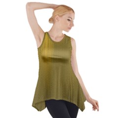 Golden Side Drop Tank Tunic