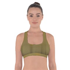 Golden Cross Back Sports Bra