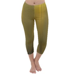 Golden Capri Winter Leggings 