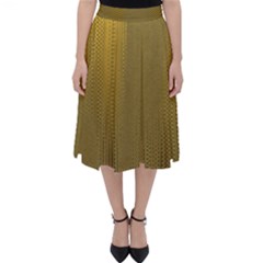 Golden Classic Midi Skirt