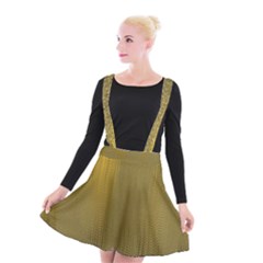 Golden Suspender Skater Skirt