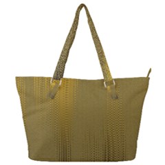 Golden Full Print Shoulder Bag