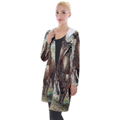 King Of The Forest - By Larenard Hooded Pocket Cardigan by LaRenard