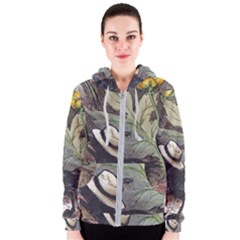 Lil Friend - Summertime - By Larenard Women s Zipper Hoodie by LaRenard