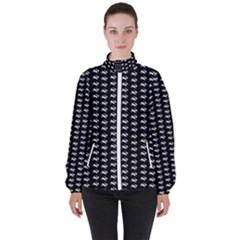 Fox & Sparrow - Pattern - By Larenard Women s High Neck Windbreaker by LaRenard