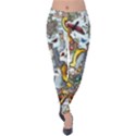 The Illustrated Alphabet - N - by LaRenard Velvet Leggings View1