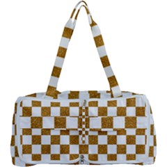 Checkerboard Gold Multi Function Bag by impacteesstreetweargold