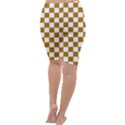 Checkerboard Gold Cropped Leggings  View4