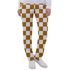 Checkerboard Gold Women s Casual Pants by impacteesstreetweargold