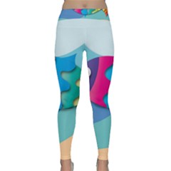 Illustrations Fish Sea Summer Colorful Rainbow Classic Yoga Leggings by HermanTelo