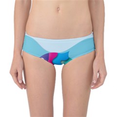 Illustrations Fish Sea Summer Colorful Rainbow Classic Bikini Bottoms