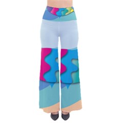 Illustrations Fish Sea Summer Colorful Rainbow So Vintage Palazzo Pants