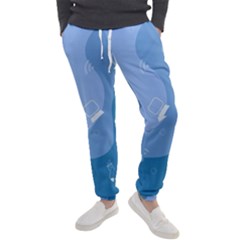 Online Woman Beauty Blue Men s Jogger Sweatpants