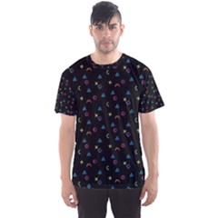 Abstract Texture Men s Sport Mesh Tee