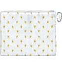 Bright Rose Motif Print Pattern Canvas Cosmetic Bag (XXXL) View2