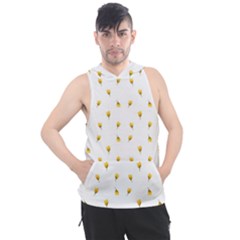 Bright Rose Motif Print Pattern Men s Sleeveless Hoodie by dflcprintsclothing