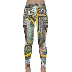 The Illustrated Alphabet - D - By Larenard Classic Yoga Leggings by LaRenard