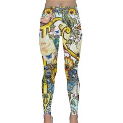 The Illustrated Alphabet - Y - By Larenard Classic Yoga Leggings by LaRenard