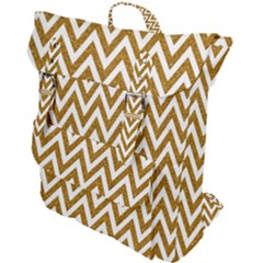 Chevron Gold Buckle Up Backpack by impacteesstreetweargold