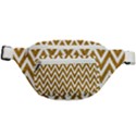 Chevron Gold Fanny Pack View1