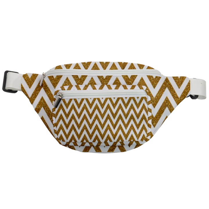 Chevron Gold Fanny Pack