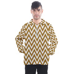 Chevron Gold Men s Half Zip Pullover by impacteesstreetweargold