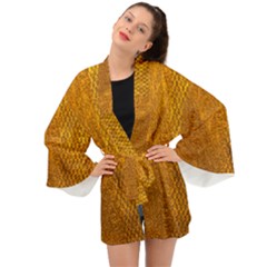 Golden 3 Long Sleeve Kimono by impacteesstreetweargold