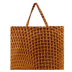 Golden 6 Zipper Large Tote Bag by impacteesstreetweargold