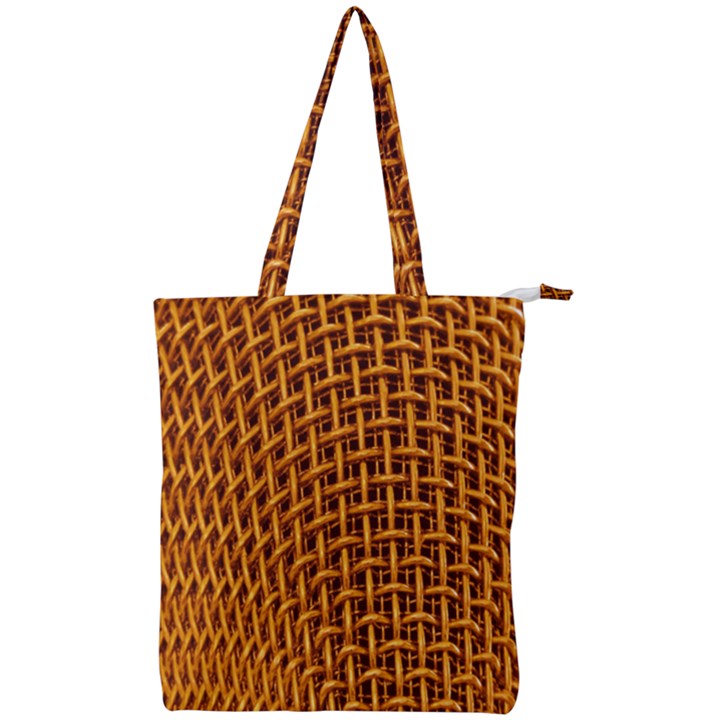 Golden 6 Double Zip Up Tote Bag