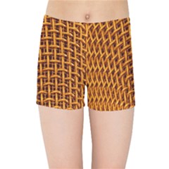 Golden 6 Kids  Sports Shorts by impacteesstreetweargold