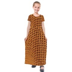 Golden 6 Kids  Short Sleeve Maxi Dress by impacteesstreetweargold